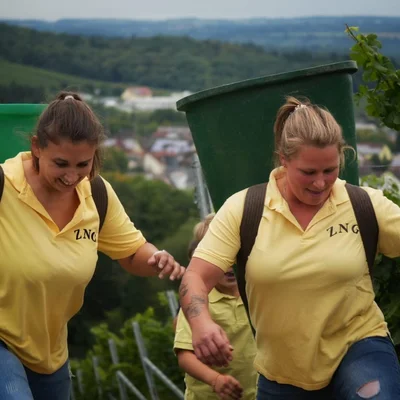 Drilltaufe und Weinausschank