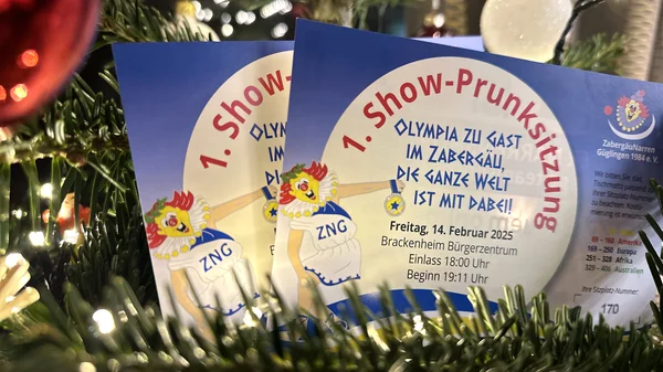 Kartenbestellung Show-Prunksitzungen